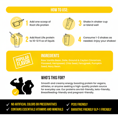 Vanilla Bean Plant-Based Protein