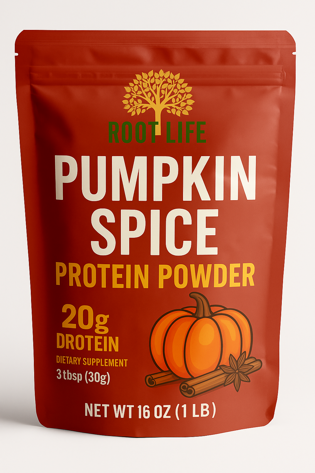 Pumpkin Spice Plant-Based Protein